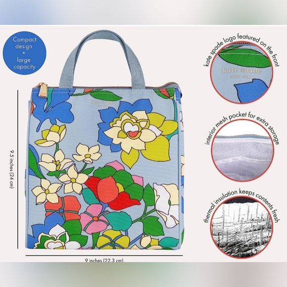 #3506 KATE SPADE INSULATED LUNCH TOTE & CUP - Picture 4 of 6